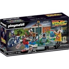 Plastica Set da gioco Playmobil Back to Future Part 2 Hoverboard Chase 70634