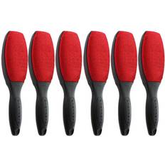 Evercare magik double sided lint brushes with grip handles red pack of 6