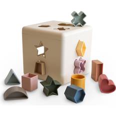 Mushie Shape Sorting Box