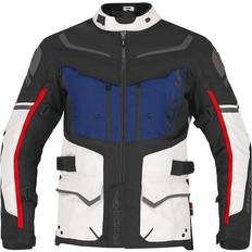 Röda Motorcykeljackor Richa Infinity Adventure MC-Jacka Ljusgrå-Blå-Röd