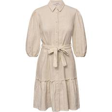 A View Linen Dress - Light Sand