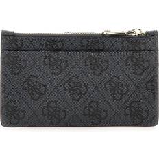 Tegnebøger & Nøgleringe Guess noreen card holder kartenhalter coal logo schwarz dunkelgrau neu
