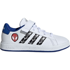 Zapatos para Niños Adidas Kid's Marvels Spider-Man Grand Court Shoes - Cloud White/Core Black/Royal Blue