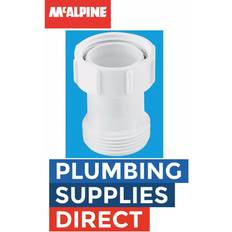 Valves Mcalpine s12a-2 bsp straight coupling white 32mm x 50mm