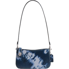 Bags Coach Penn Shoulder Bag With Tie Dye Print - Silver/Midnight Navy