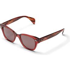 Ray-Ban Men - Purple Sunglasses Ray-Ban Polarized Dark Violet Square Unisex Sunglasses - Purple