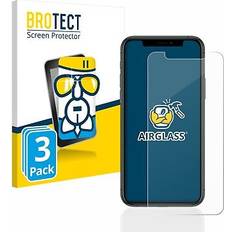 Apple iPhone 11 Pro Bildschirmschutz Brotect AirGlass Panzerglasfolie 3 Stück, iPhone 11 Pro Smartphone Schutzfolie