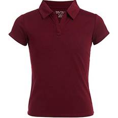 Nautica Girls School Uniform Short Sleeve Polo Shirt - Navy