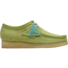 41 ½ - Herren Mokassins Clarks Wallabee - Pale Lime Suede