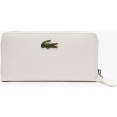 Lacoste Large RFID Protect Crocodile Zipped Billfold One Crocodelle Farine Crocodelle farine