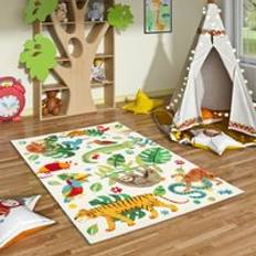 Wald Textilien Pergamon Maui Kids Bunt Urwald 120x170