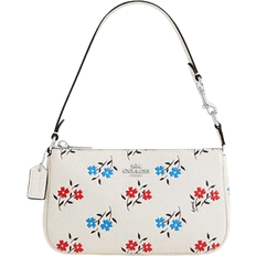 Florals Handbags Coach Nolita 19 With Floral Print - Silver/Chalk Multi