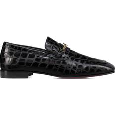 Christian Louboutin Multicolored Low Shoes Christian Louboutin Mj Moc Croc-Embossed Leather Loafers - Multi