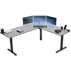 Vivo Electric Corner Stand Up Workstation Writing Desk