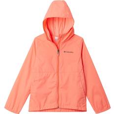 Orange Rain Jackets Children's Clothing Columbia Girl's Switchback II Jacket - Hot Coral