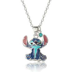 Jewelry Disney Sold by: SallyRose, Stitch Silver Plated Enamel & Blue Crystal Sitting