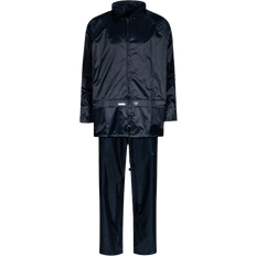 L - Polyester Regntøy LYNGSØE Rainwear Unisex Rain Set - Navy