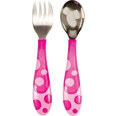 Machine Washable Children's Cutlery Munchkin Toddler Fork & Spoon Set