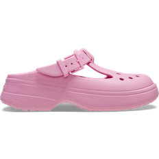 Rosa Holzschuhe Crocs Classic Mary Jane Clog - Pink Tweed