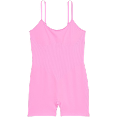 Polyamide Jumpsuits & Overalls PINK Seamless Workout Onesie - Lola Pink