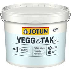 Jotun væg og loft maling glans 5 mat Jotun - Vægmaling White 2.7L