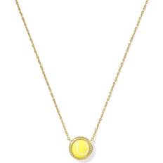 Kendra Scott Stone 19" Adjustable Pendant Necklace Gld Chartr ONE SIZE