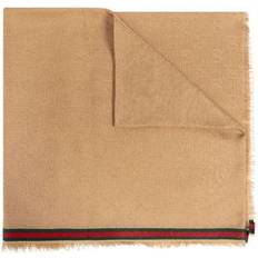 Gucci Beige Scarfs Gucci GG Web-detailing Scarf