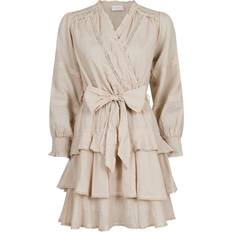 Neo Noir Ada S Voile Dress - Sand