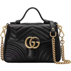 Handle bag Gucci GG Marmont Mini Top Handle Bag - Black