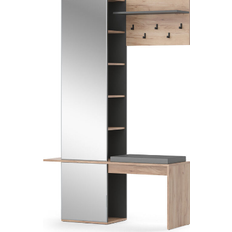 VICCO Adeline Oak/Anthracite Armadio 120x190cm