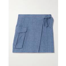 Polo Ralph Lauren Women Skirts Polo Ralph Lauren Wickel-minirock Aus Blau