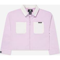 Purple Jackets Converse Big Girls Colorblocked Zip-Up Jacket Pajstardus XLarge