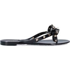 Valentino Garavani Chaussons et Sandales Valentino Garavani Rockstud Thong Sandals - Black