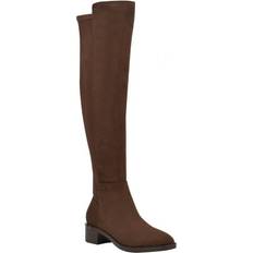 Calvin Klein Women High Boots Calvin Klein Deedee Womens Faux Suede Tall Over-The-Knee Boots