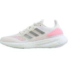 Sølv Sportssko adidas Pureboost Shoes Cloud White Silver Metallic Beam Pink, Female, Sko, Løbesko, Løb, 1/3