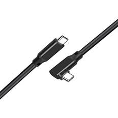 Nordic USBC-N1111 100W 10Gbps 4K60Hz 3.2 Gen2 USB C - USB C Angled M-M 0.5m