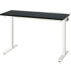 Ja (Elektrisk) - Svarta Skrivbord Ikea Mittzon Black Glazed Ash Veneer/White Skrivbord 60x120cm