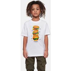 146/152 Tops Mister Tee Kids Triple Burger - White