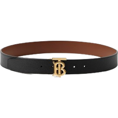 Burberry Belts Burberry Leather Reversible TB Belt - Black/Tan/Light Gold