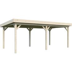 Carportar Palmako Lenna 16.6 m2 WTDIP Uterum Doppimpregnerad (Byggnadsarea )