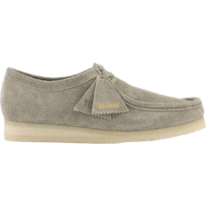 Grau - Schnürung Mokassins Clarks Wallabee M - Pale Grey