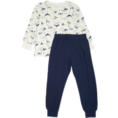 Viscose Pyjamases Children's Clothing Minymo Kid's Pyjamas Boys Everyday Base Layer - Blue