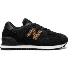 New Balance 574 Sneakers Damen Wildleder/Gummi/Textil Schwarz