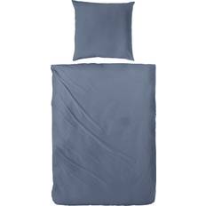 Bettbezüge Vario Luxus Satin-Bettwäsche versch. Ausführungen Bettbezug Blau