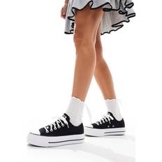 Black - Converse Chuck Taylor Shoes Converse Chuck Taylor All Star Lift Ox Wide Fit Trainers - Black