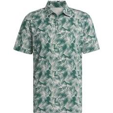 adidas Ultimate365 Mesh Print Polo Shirt CollegiateGreen/Sandy ink