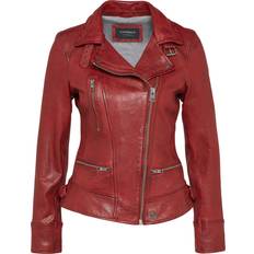 Oakwood Lederjacke feuerrot