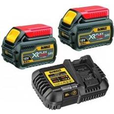 Dewalt DCB546 18v 54v xr Flexvolt 6.0ah Battery Twin Pack DCB116 Fast Charger