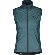 Scott Gravel Warm Merino Gilet Blue Woman