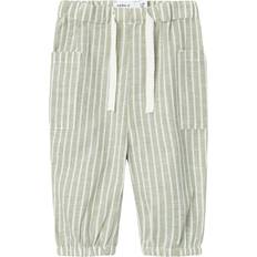 Lin Vêtements pour enfants Name It Hilom Regular Fit Trousers - Oil Green (13229466)